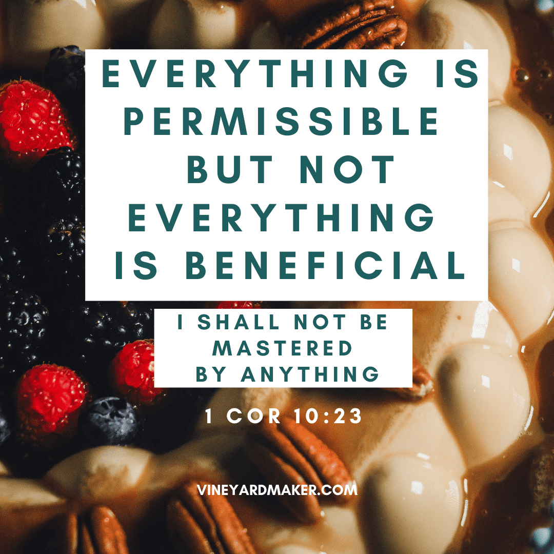 Everything is Permissible but not everything is beneficial